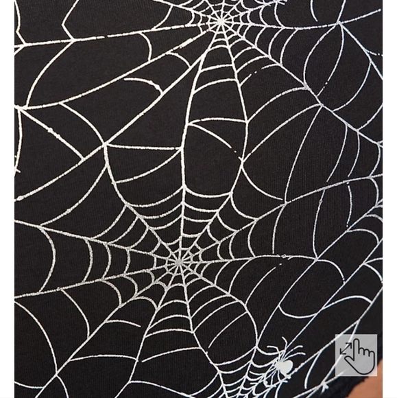 🕸Torrid Sexy Spiderweb Brief Panty, 3, 3X, 22 24 - Picture 6 of 9